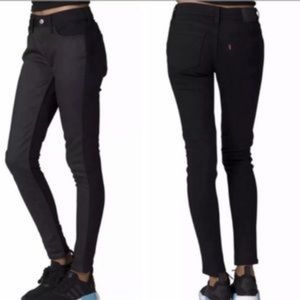 Levis 535 wax effect front denim back super skinny jeans size 29